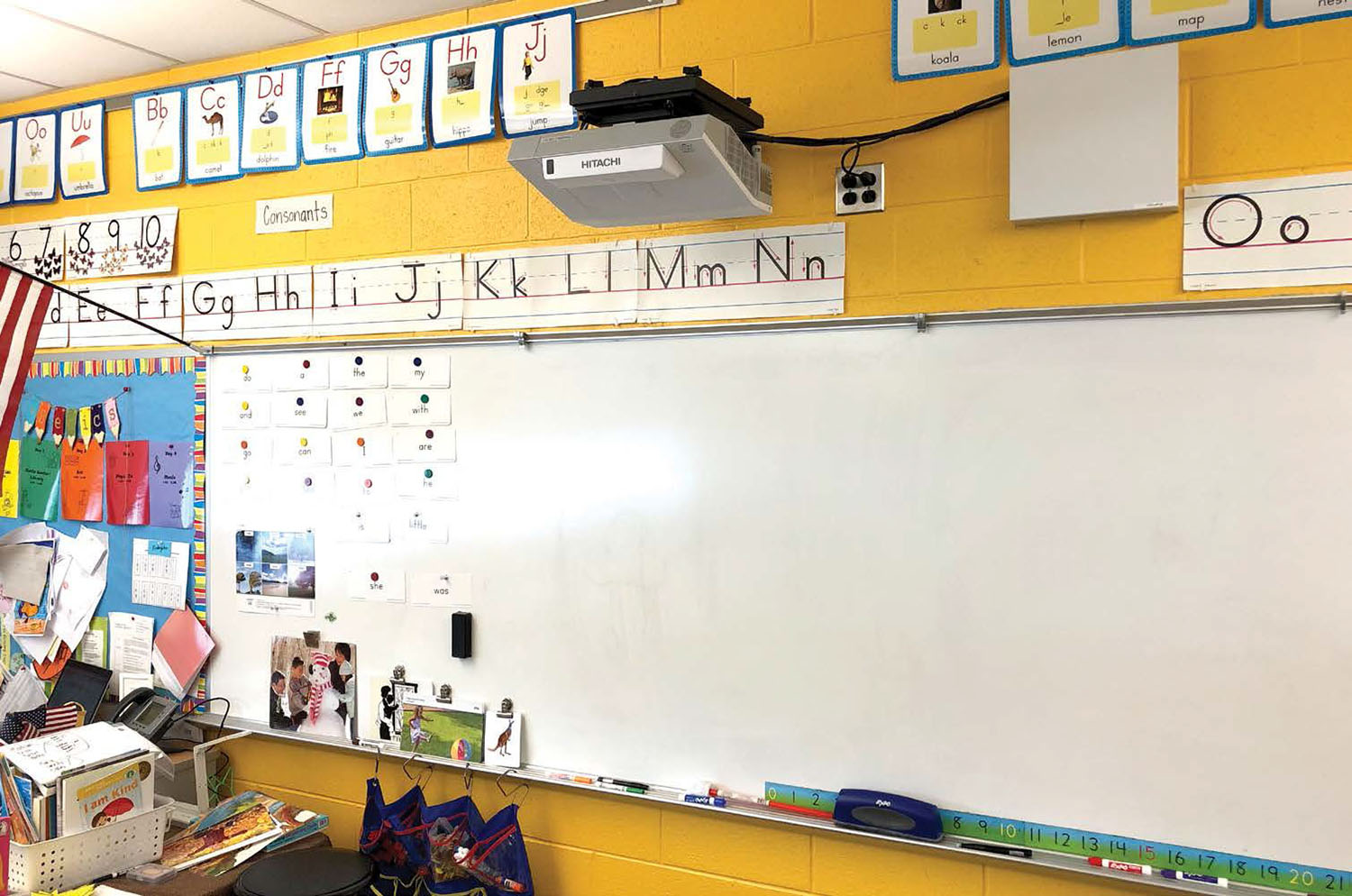 Hitachi’s CP-TW2505 interactive projectors bring interactive content and video over IP to Parkland School District classrooms in Allentown, PA.