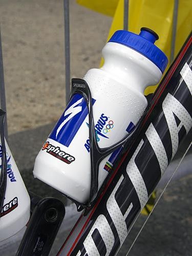 Devolder was also sporting Specialized's new carbon cages.
