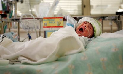 Baby at NYU Medical Center.