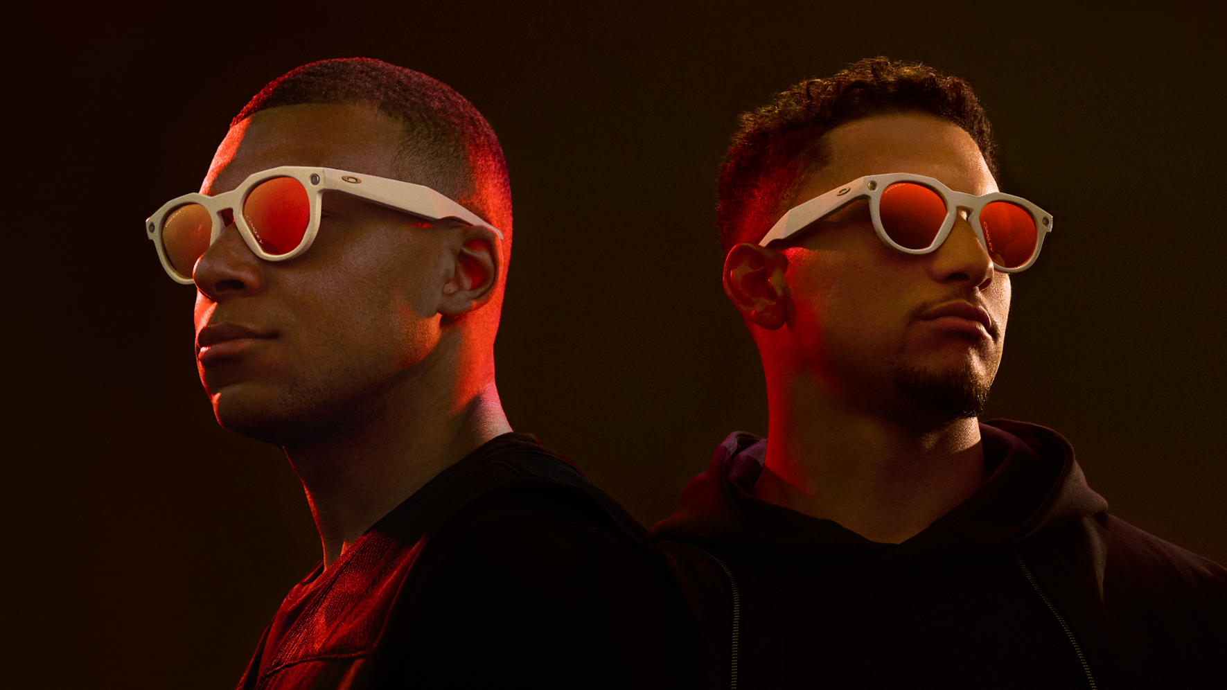 The Oakley Meta HSTN smart glasses being used by athletes