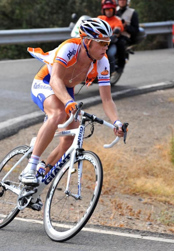 Lars Boom (Rabobank) on the final descent.