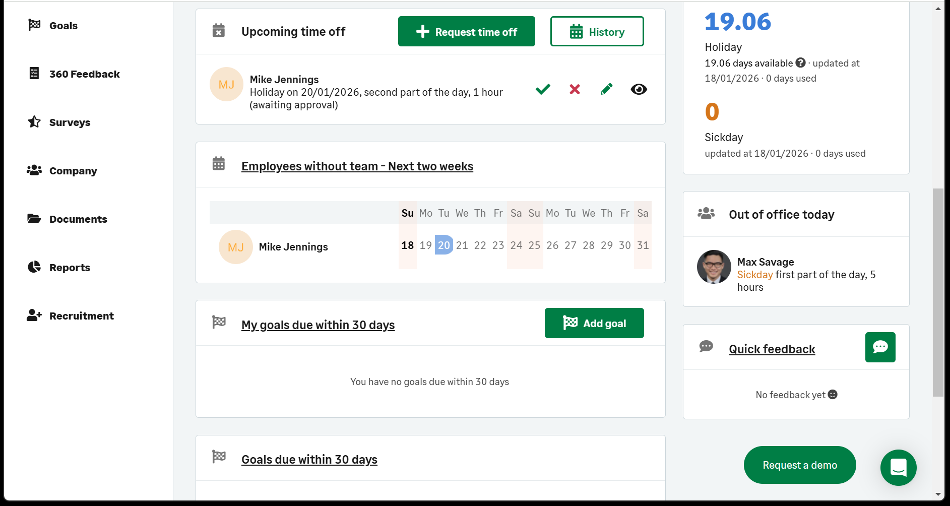 sabio recursos humanos