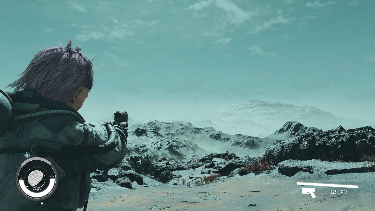 Starfield's default FOV in third-person.