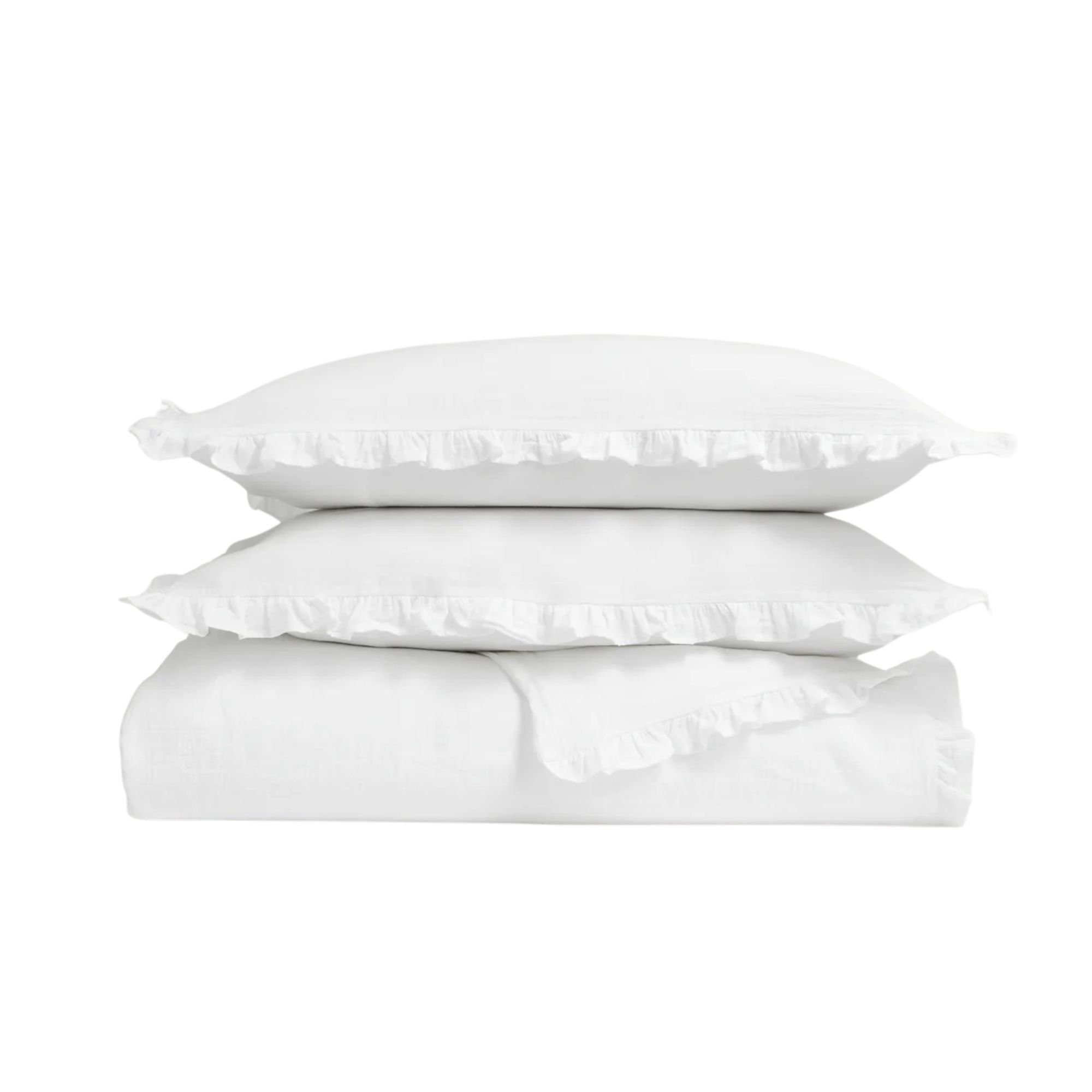 Christy, Organic Retreat Ruffle Duvet Set