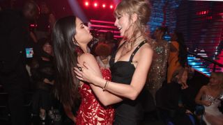 Selena Gomez and Taylor Swift at the 2023 MTV Video Music Awards held at Prudential Center on September 12, 2023 in Newark, New Jersey.