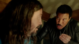 Dave Grohl and Lionel Richie in Studio 666