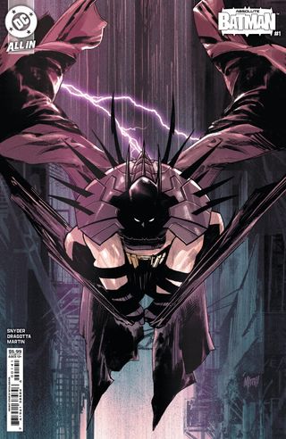 Mitch Gerad's cover art for Absolute Batman #1.