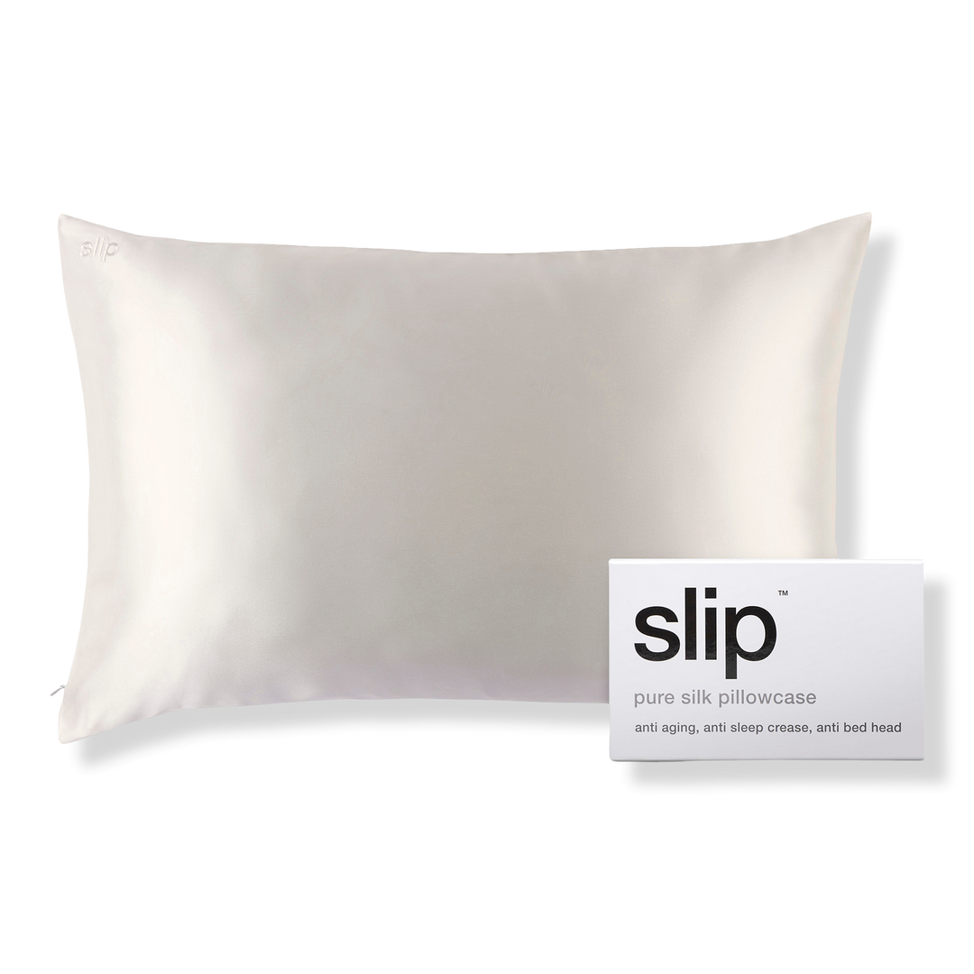 Pure Silk Queen Pillowcase - White