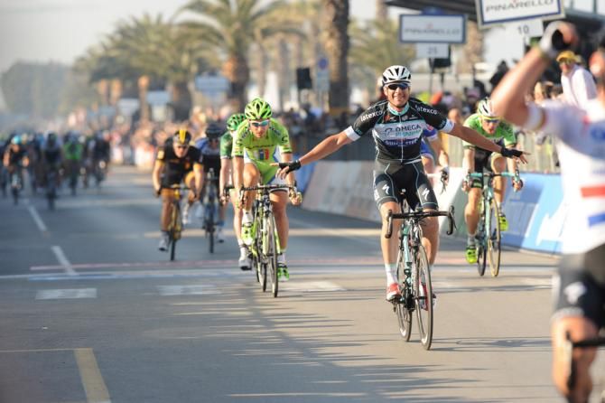 Alessandro Petacchi completed the 1-2 finish for Omega Pharma-QuickStep