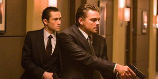 Joseph Gordon-Levitt and Leonardo DiCaprio in Inception