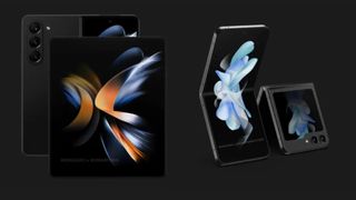 Galaxy Z Fold 5 and Flip 5 render