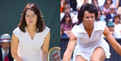 Emma Stone and Billie Jean King 
