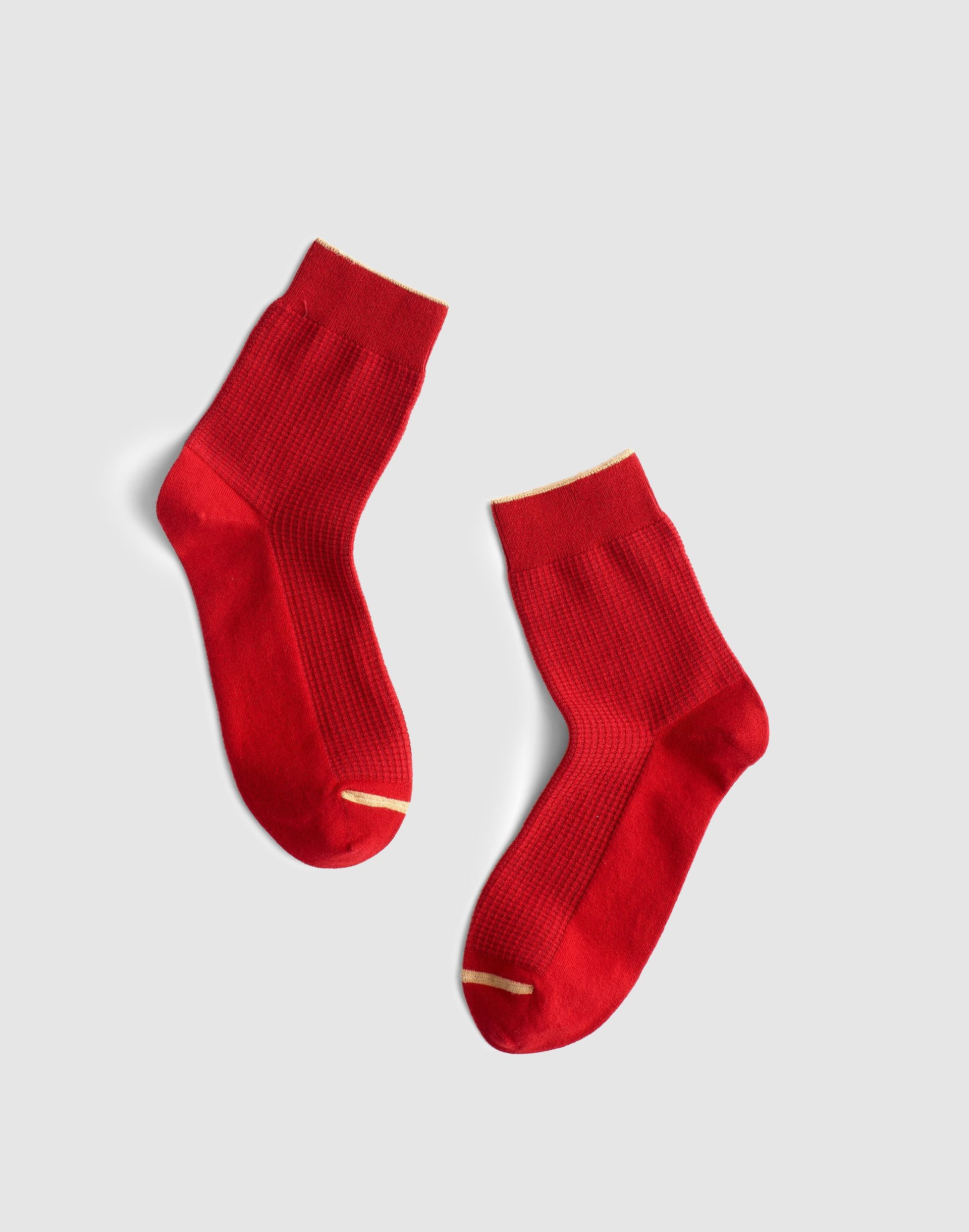 Waffle-Knit Trouser Sock