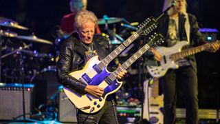 Former Eagles guitarist Don Felder performs on stage during Alice Cooper's 23rd Annual Christmas Pudding charity concert at Celebrity Theatre on November 15, 2025 in Phoenix, Arizona