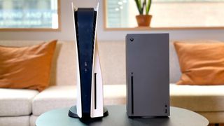 PlayStation 5 and Xbox Series X consoles