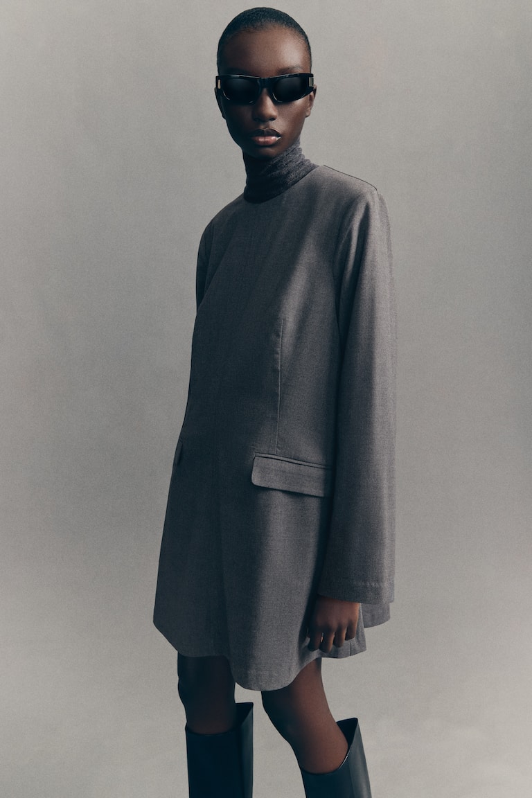 Shoulder-Pad Dress
