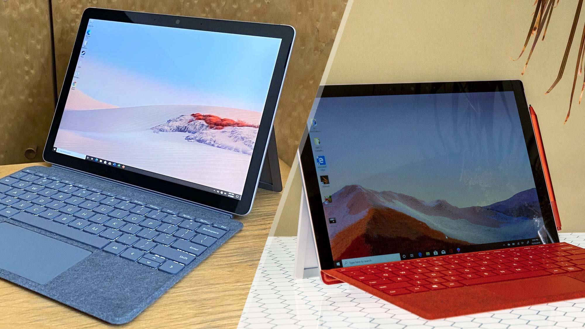 Surface Go 2 Vs Surface Pro 7 Which Microsoft Tablet Is Best Tom S Guide