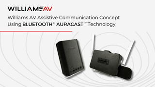 Assistive listening devices from Williams AV to be showcased at InfoComm 2023.
