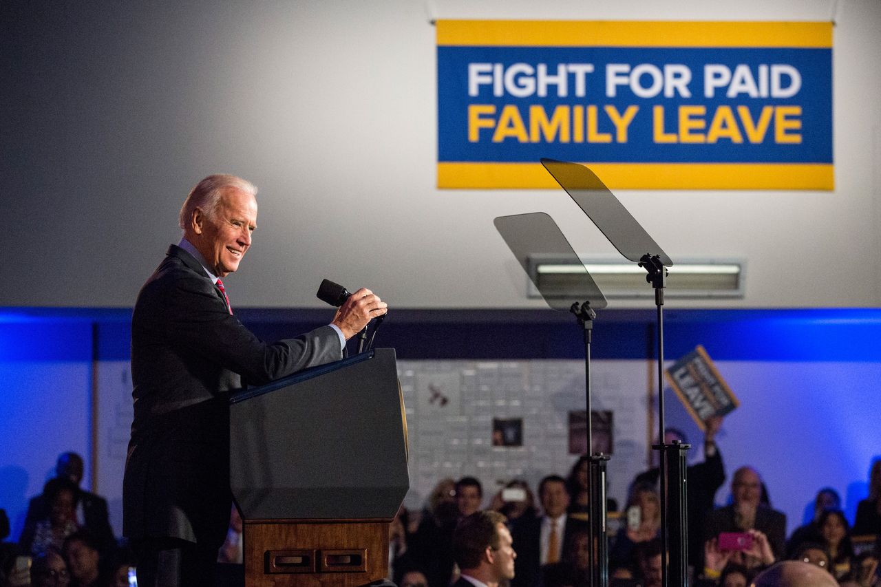 Biden at a rally