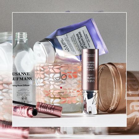 Shannon Lawlor's March beauty emptis including Maybelline Sky High Mascara, Susanne Kaufmann Bath for th Senses, Jo Loves Roses, Sunday Riley Breakout Breakup, Sarah Chapman Hydration Booster and Saltair Santal Bloom Body Cream