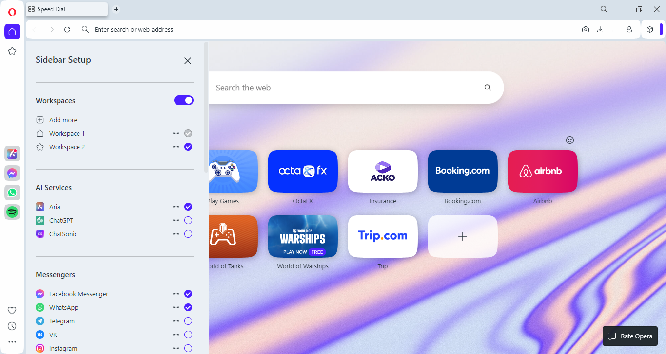 Opera browser review