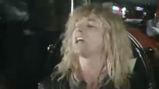 Screenshot of band Kix in music video for Cool Kids on Beavis and Butt-Head