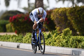 AJMAN UNITED ARAB EMIRATES FEBRUARY 22 Filippo Ganna of Italy and Team INEOS Grenadiers sprints during the 4th UAE Tour 2022 Stage 3 a 9km Individual Time Trial stage from Ajman to Ajman ITT UAETour WorldTour on February 22 2022 in Ajman United Arab Emirates Photo by Tim de WaeleGetty Images