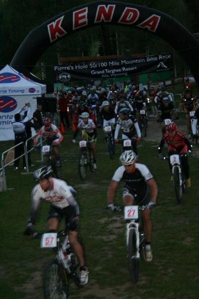 Race start at Grand Targhee