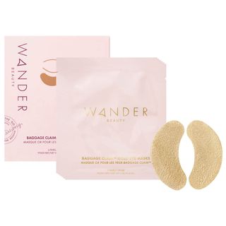 Wander Beauty Baggage Claim Eye Masks on a white background