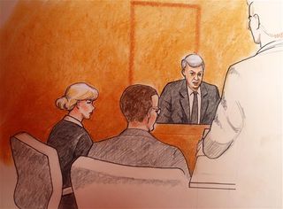 These are likely to be the only court sketches we get of Swift