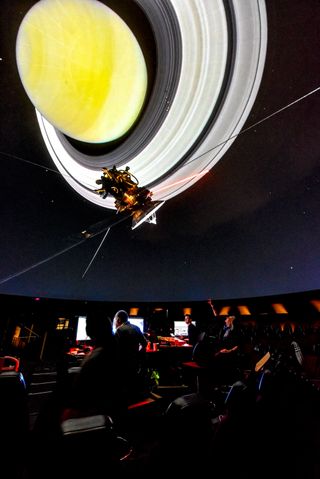 The American Museum on Natural History debuted the Hayden Planetarium’s latest space show, Worlds Beyond Earth, the first media presentation designed to take full advantage of the intense dynamic range enabled by the planetarium’s new Christie Eclipse RGB laser projection system.