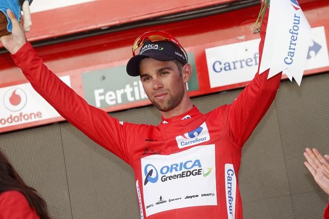 Michael Matthews (Orica-GreenEdge) maintains his lead at the Vuelta a Espa&ntilde;a
