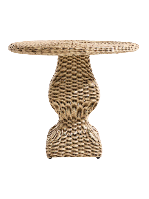 The Felix Wicker Outdoor Accent Table by Jake Arnold