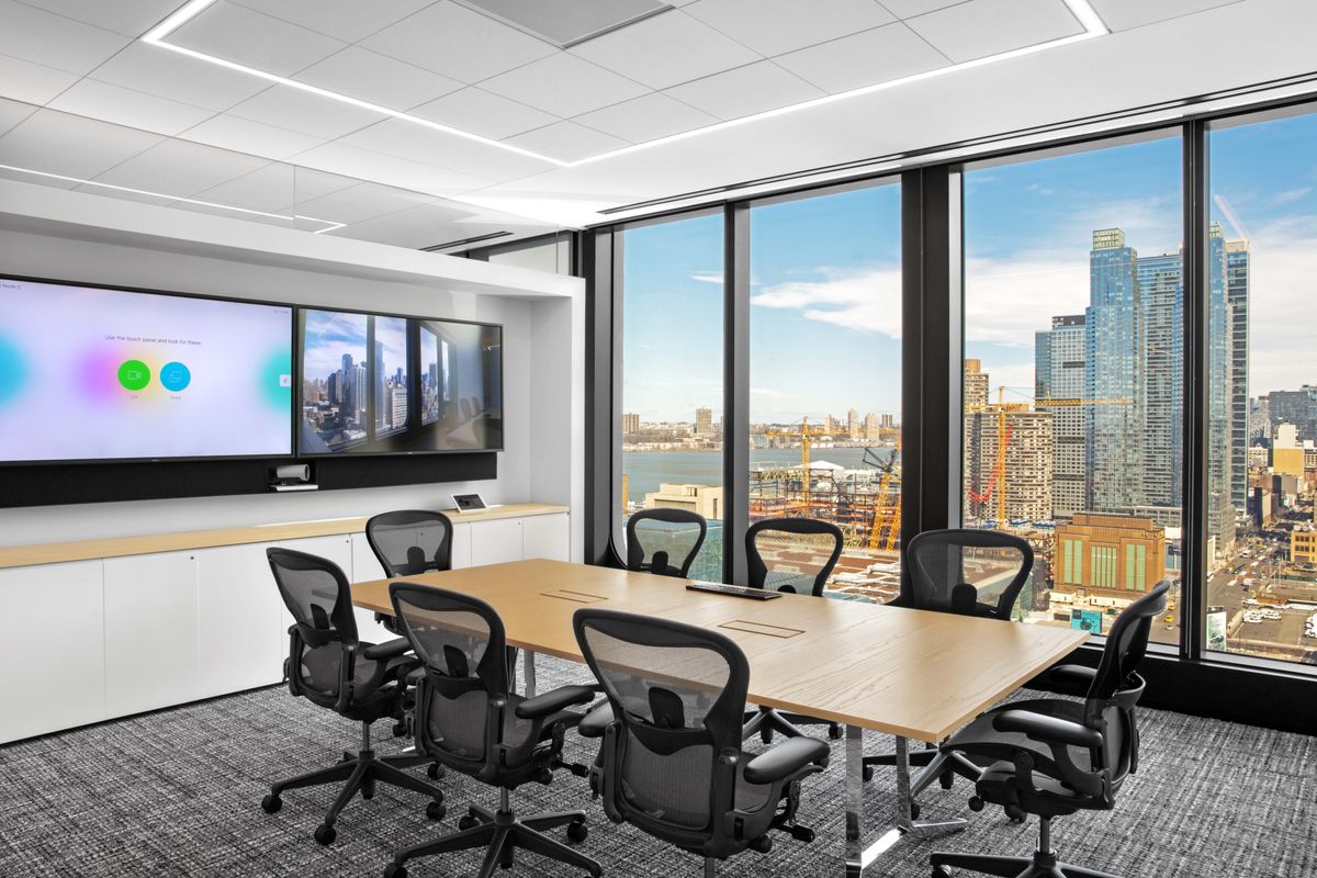 MarketAxess renovated three floors of office space located prominently in the Hudson Yards development in New York City.