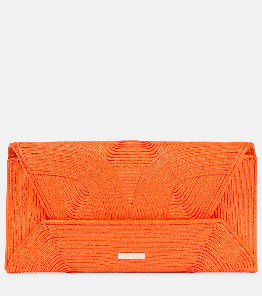 Vacanza Raffia Clutch