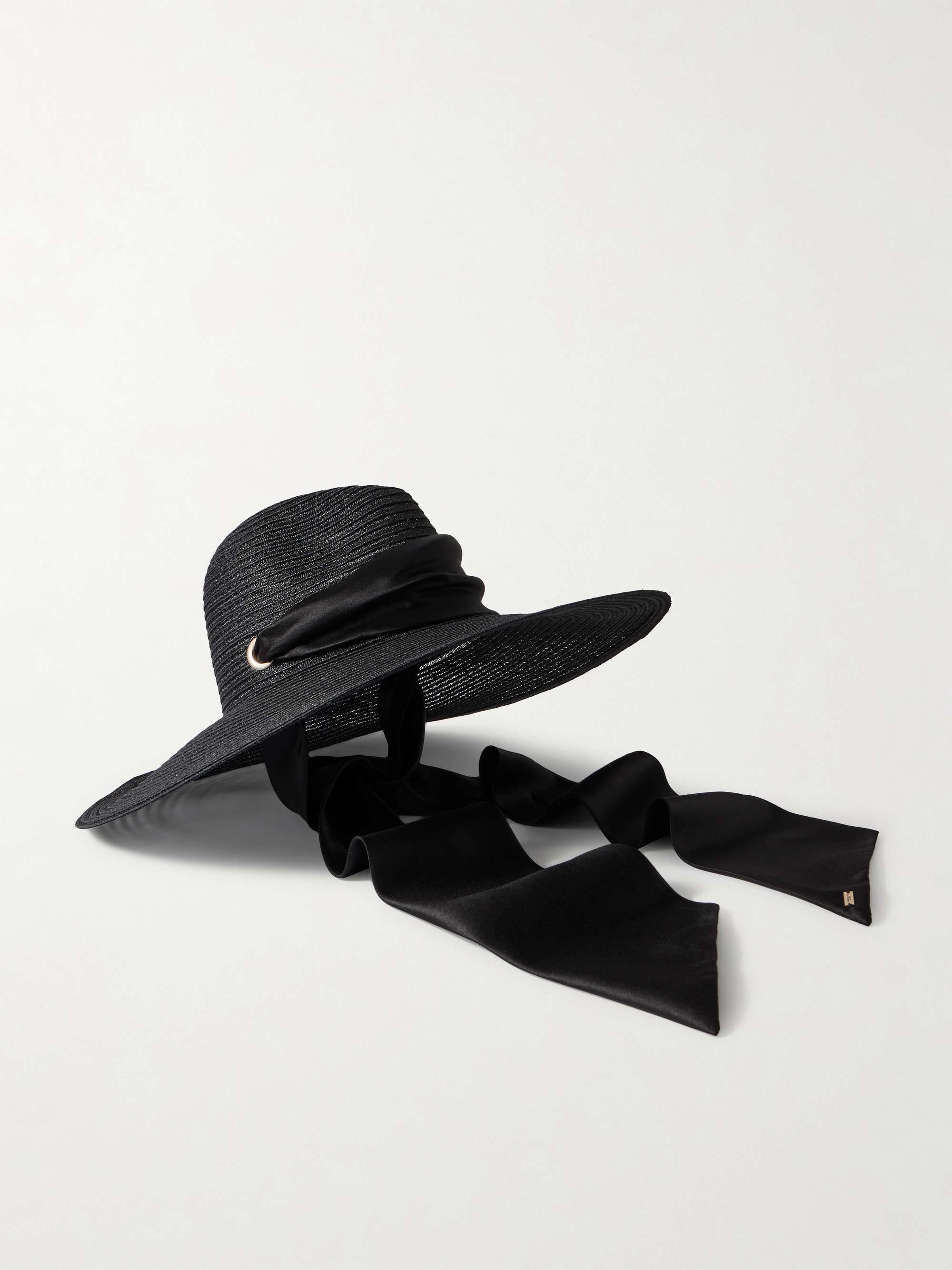 Cassidy Grosgrain-Trimmed Hemp Sunhat