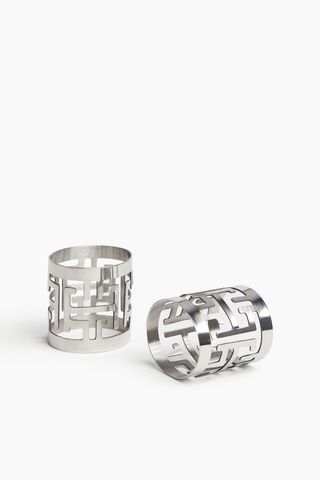 2-Pack Metal Napkin Rings