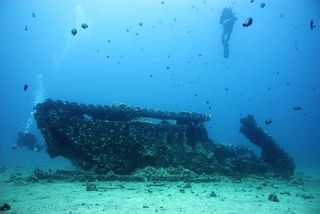 LVT-4 wreckage