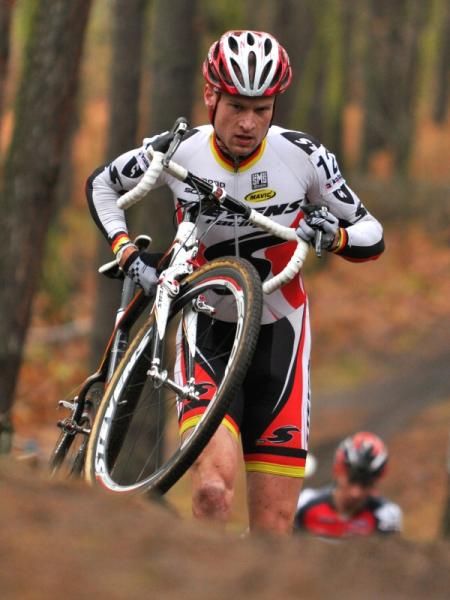 Johannes Sickm&uuml;ller on his way to the win in the Czech Republic.