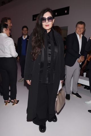 Marina Abramović attends the Fendi show