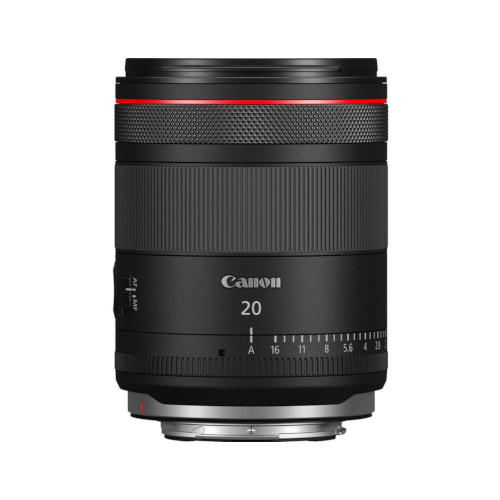 A Canon RF 20mm F1.4L VCM lens