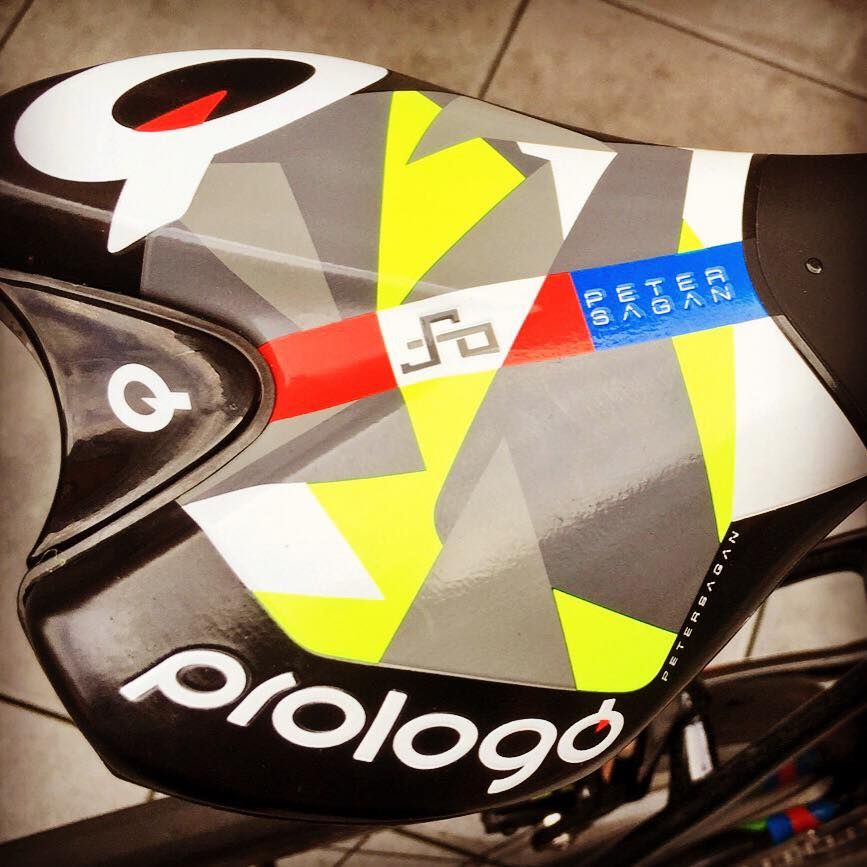 Peter Sagan's custom saddle