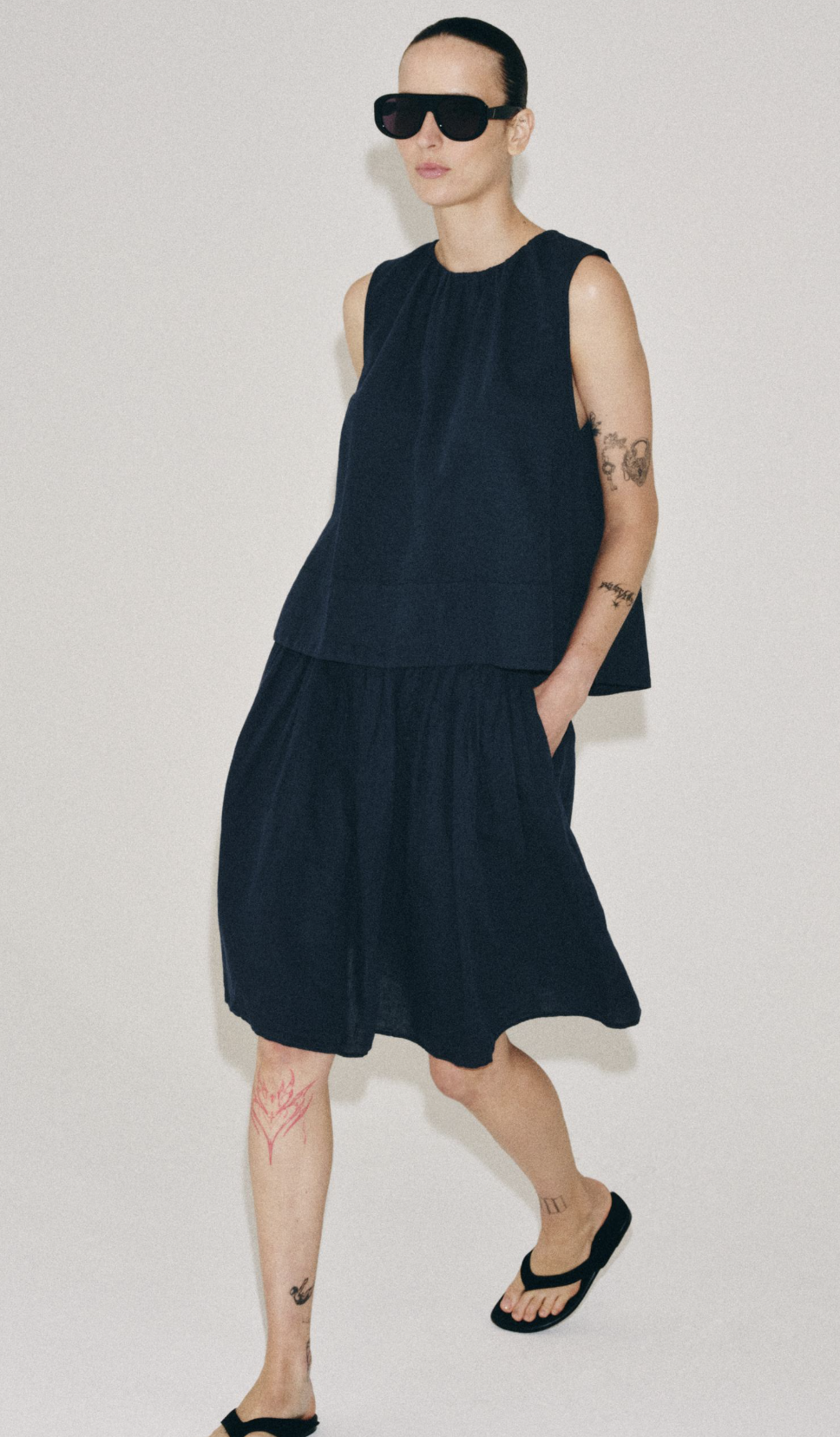 zara, Linen Blend Top