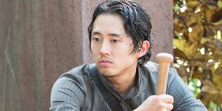 Glenn with a bat in Season 6