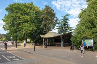 serpentine coffee house mizzi exterior, a highlight of London Open House Festival 2022