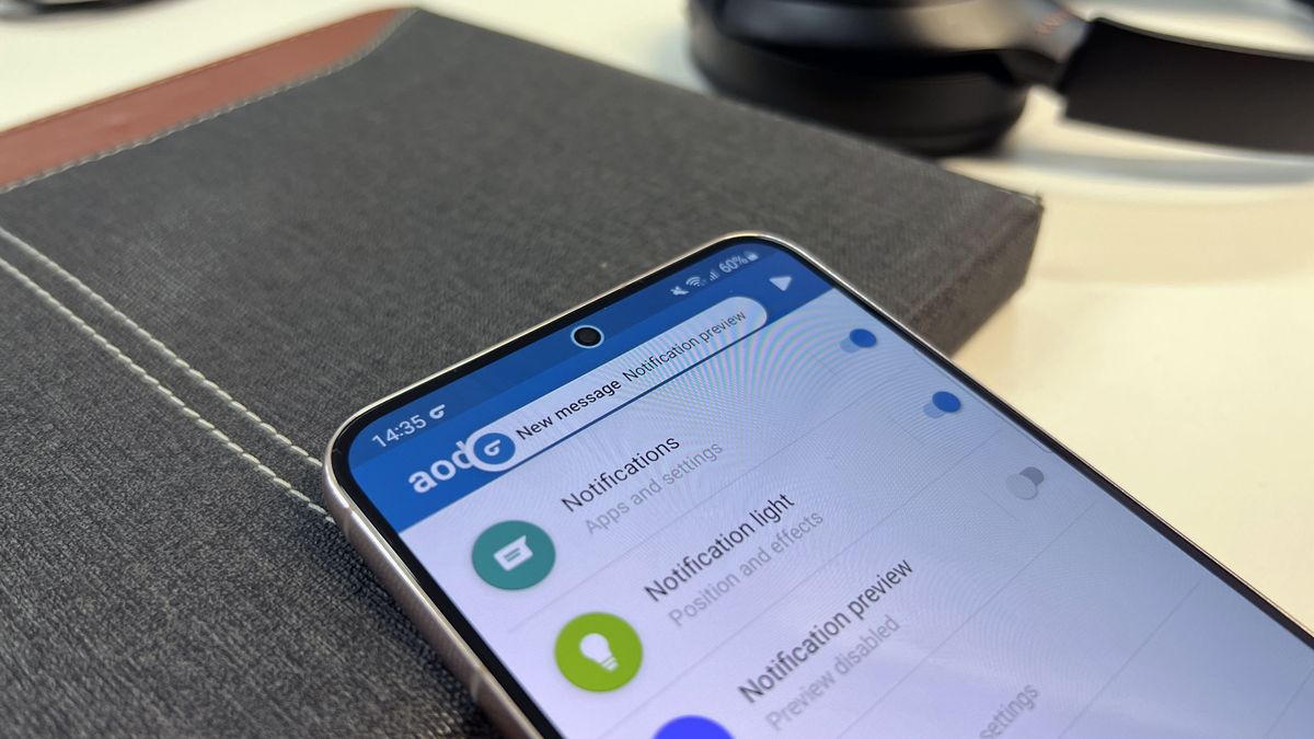 How to turn your Galaxy S22's punch hole into a notification light