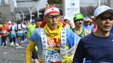 TOKYO, JAPAN - MARCH 5 : Runners are seen during the departure of the Tokyo Marathon 2023 on March 5th, 2023, in Tokyo, Japan. (Photo by David Mareuil/Anadolu Agency via Getty Images)