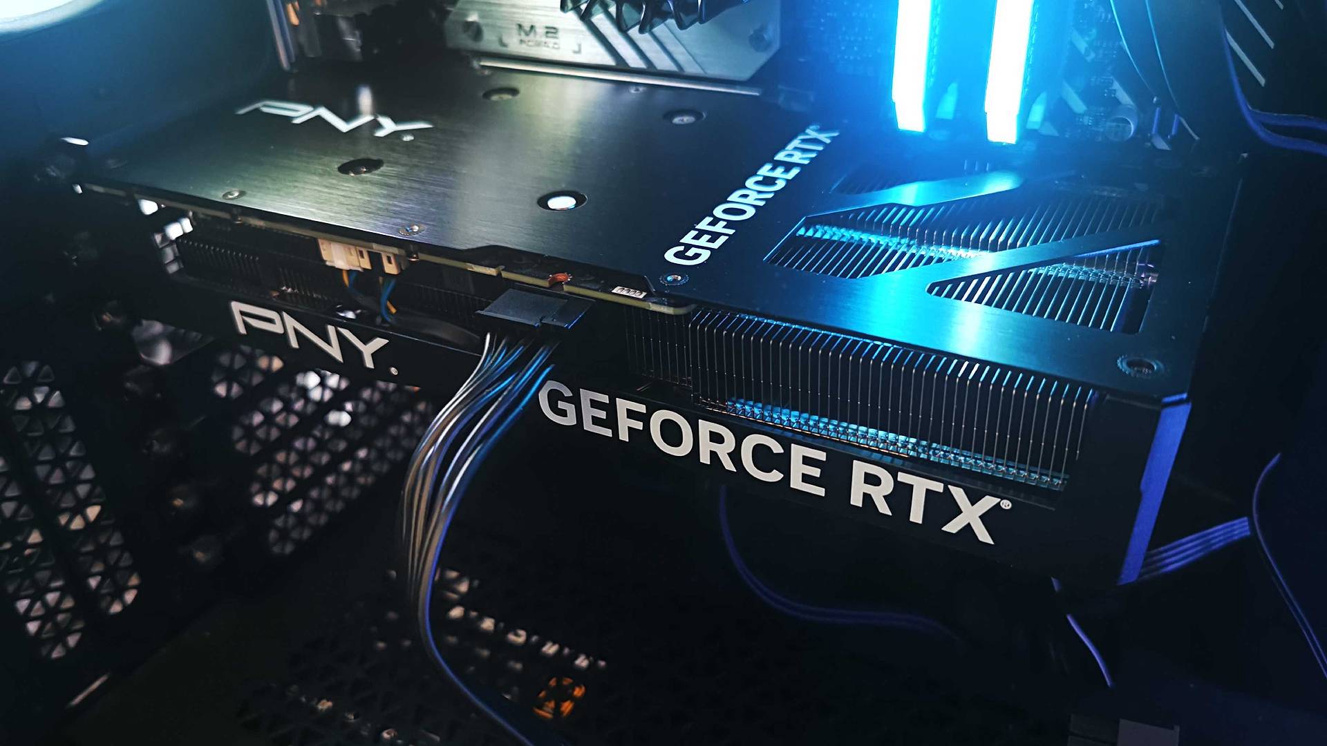 Nvidia GeForce RTX 4060 Ti inside PC case
