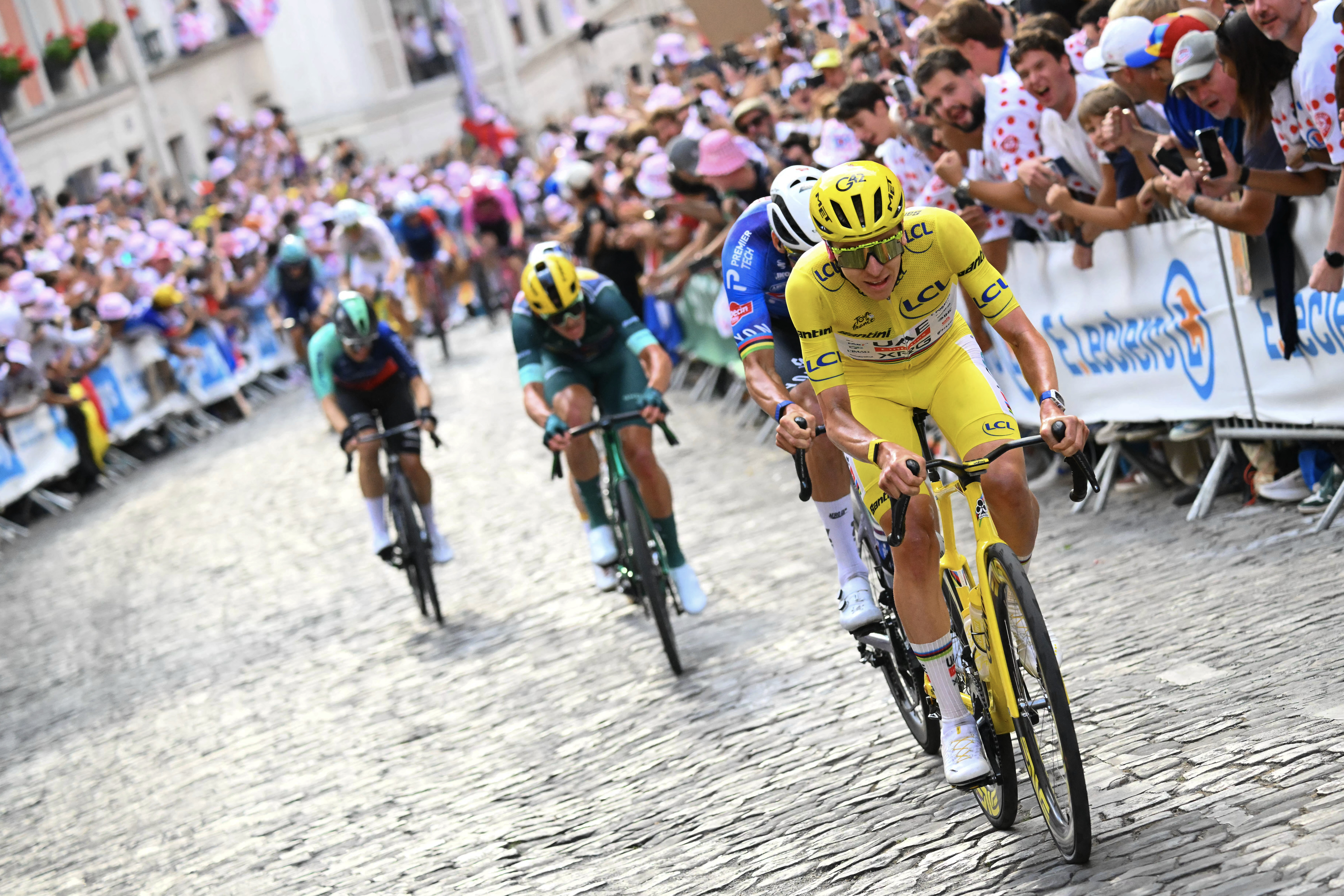 Tadej Poga&amp;#269;ar at the 2026 Tour de France
