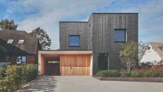 Exterior of a passivaus home